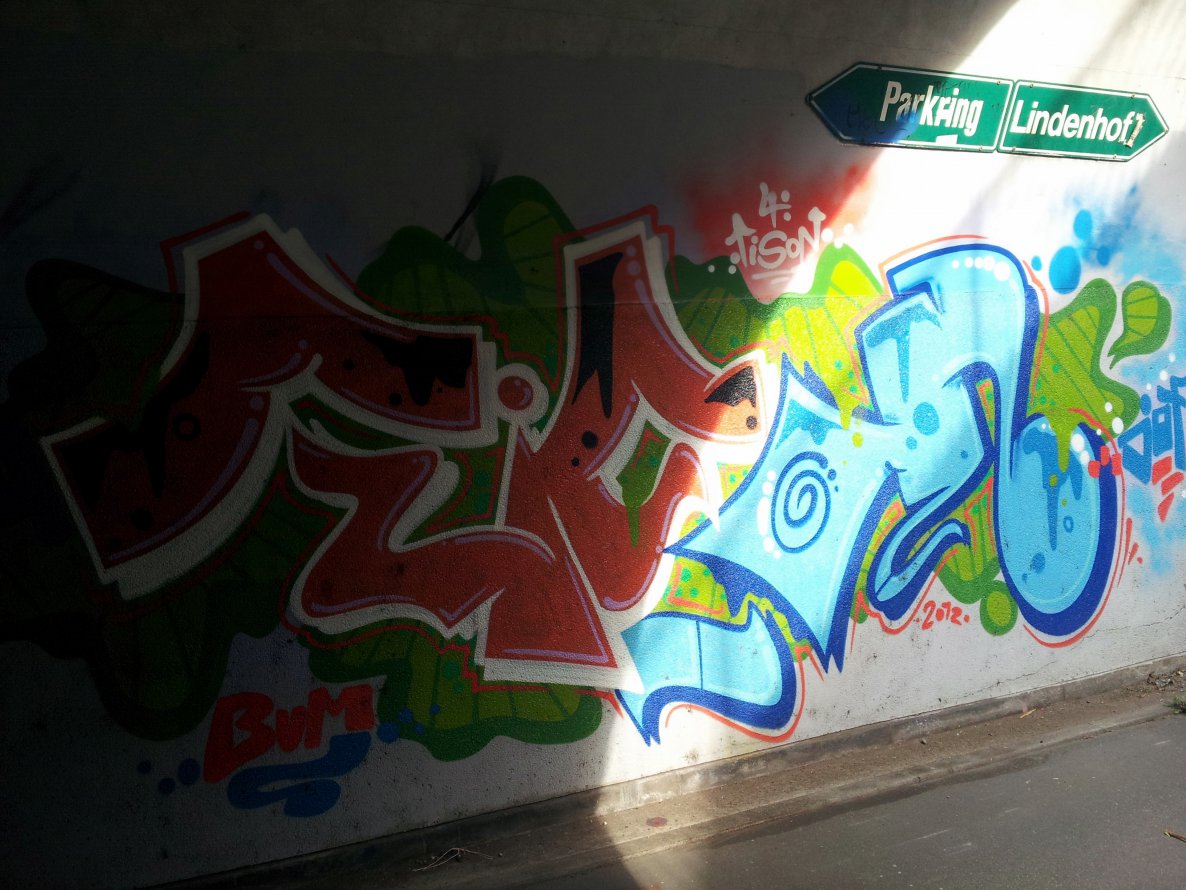 Graffiti Wall - Photo by REUSone - Bums, Tison