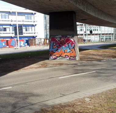 Graffiti Wall - Photo by REUSone - Bums, Nougat, Dolphinz