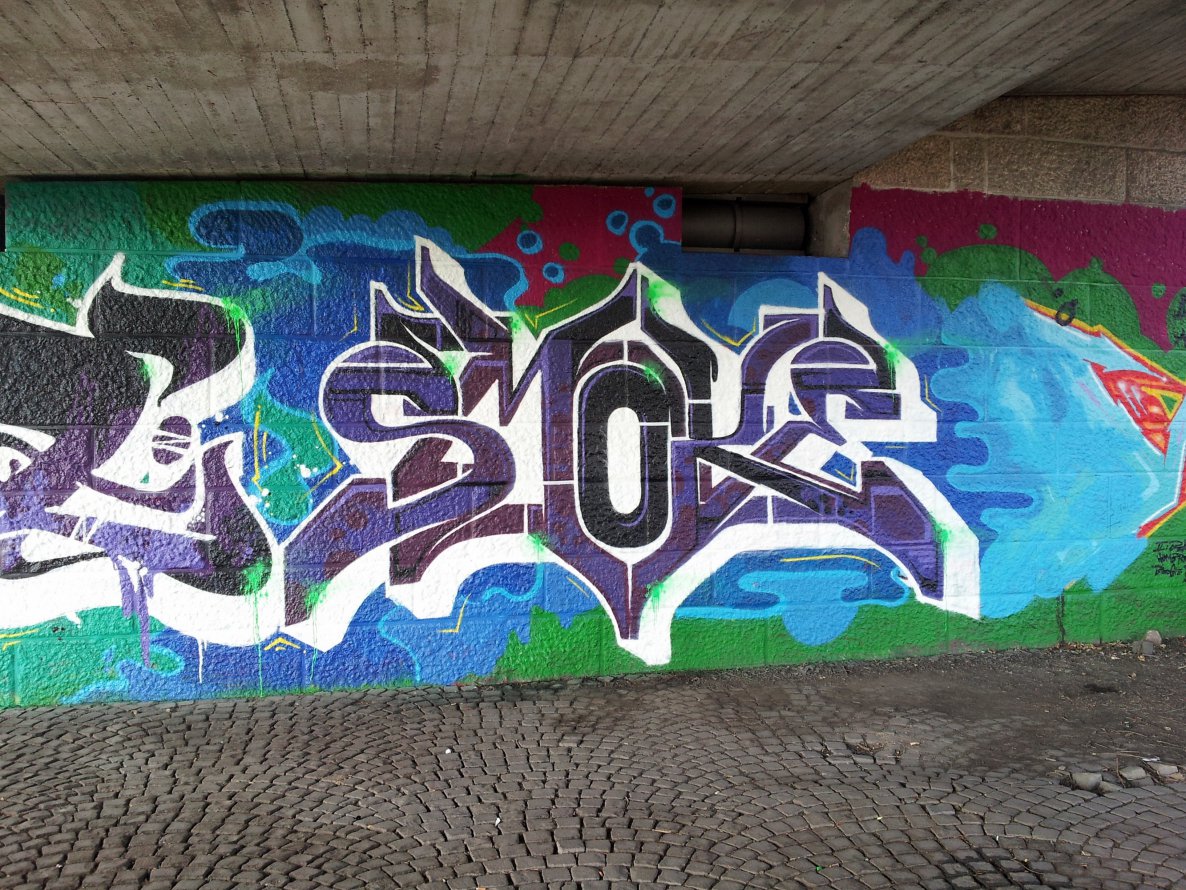 Graffiti Wall - Photo by REUSone - Smoke