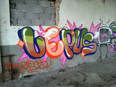 Graffiti Wall - Photo by REUSone - Vepus, Power