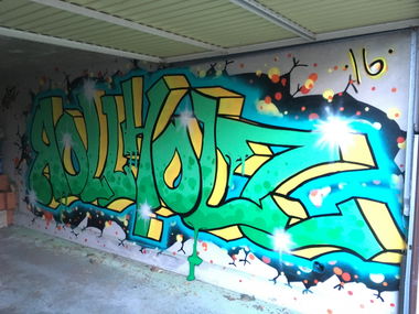 Graffiti Wall in Schweinfurt eselshöhe - Photo by RHZStyles - rollholz, RHZStyles (2016)