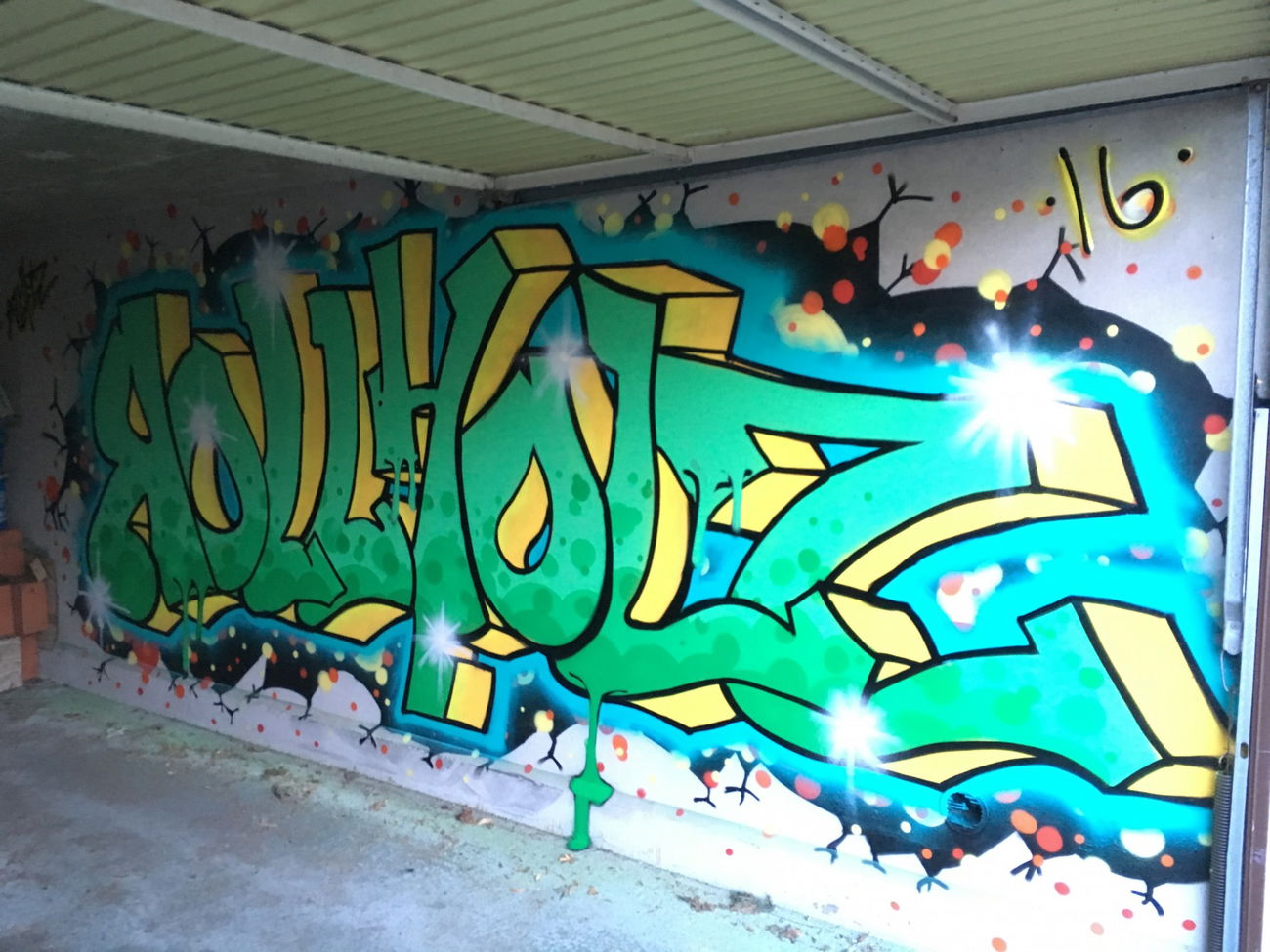 Graffiti Wall in Schweinfurt eselshöhe - Photo by RHZStyles - rollholz, RHZStyles (2016)