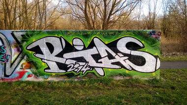 Graffiti Wall - Photo by RIAS - RIAS, DFS, CBW (2014)