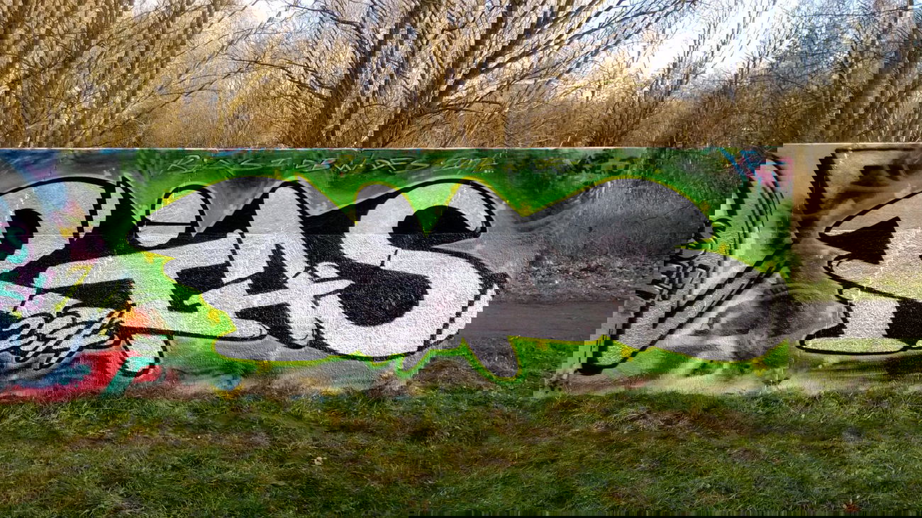 Graffiti Wall - Photo by RIAS - RIAS, DFS, CBW (2014)