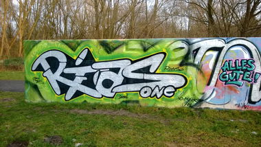 Graffiti Wall - Photo by RIAS - RIAS, DFS, CBW (2014)