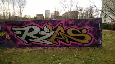 Graffiti Wall - Photo by RIAS - RIAS, DFS, CBW (2014)