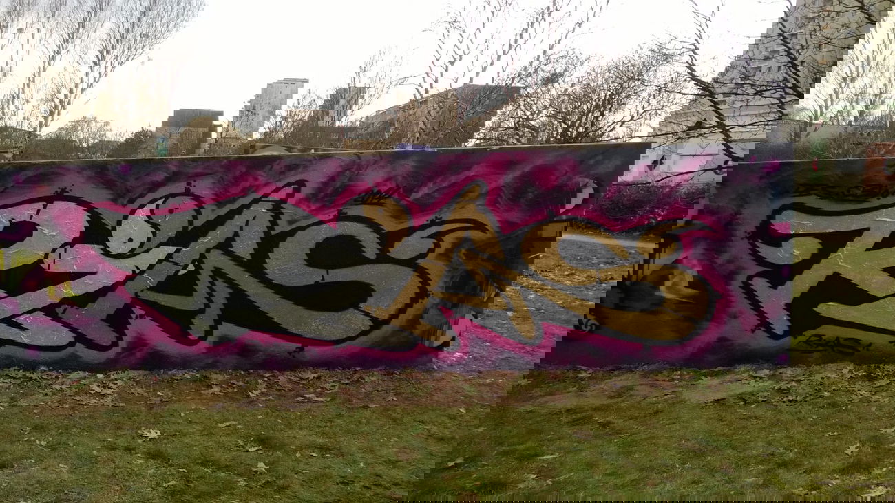 Graffiti Wall - Photo by RIAS - RIAS, DFS, CBW (2014)