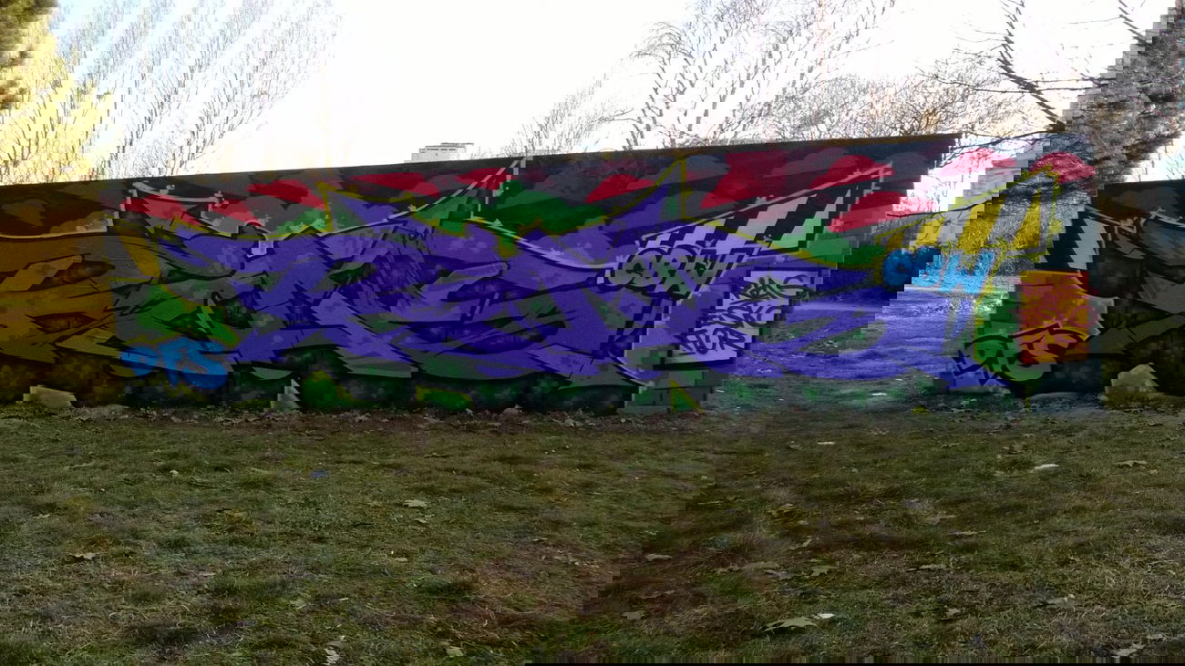 Graffiti Wall - Photo by RIAS - RIAS, DFS, CBW (2014)