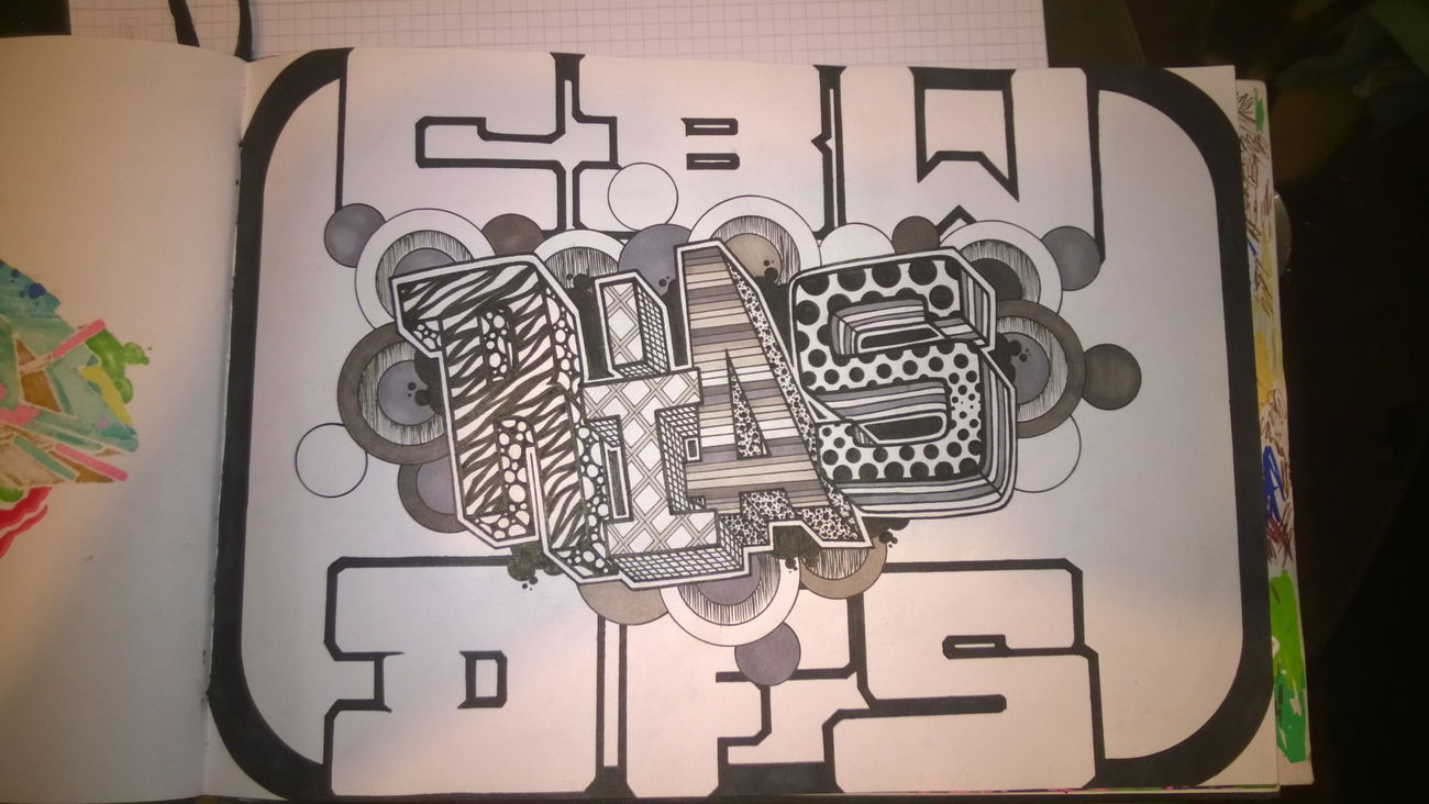 Graffiti Sketch - Photo by RIAS - RIAS, CBW, DFS