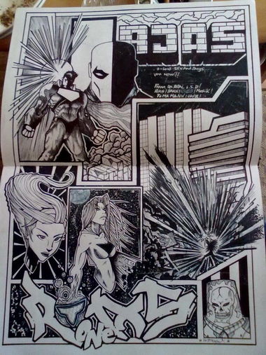 Graffiti Sketch - Photo by RIAS - RIAS, CBW, DFS