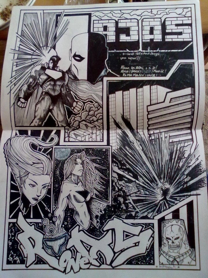 Graffiti Sketch - Photo by RIAS - RIAS, CBW, DFS