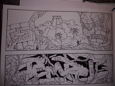 Graffiti Sketch - Photo by RIAS - RIAS, CBW, DFS