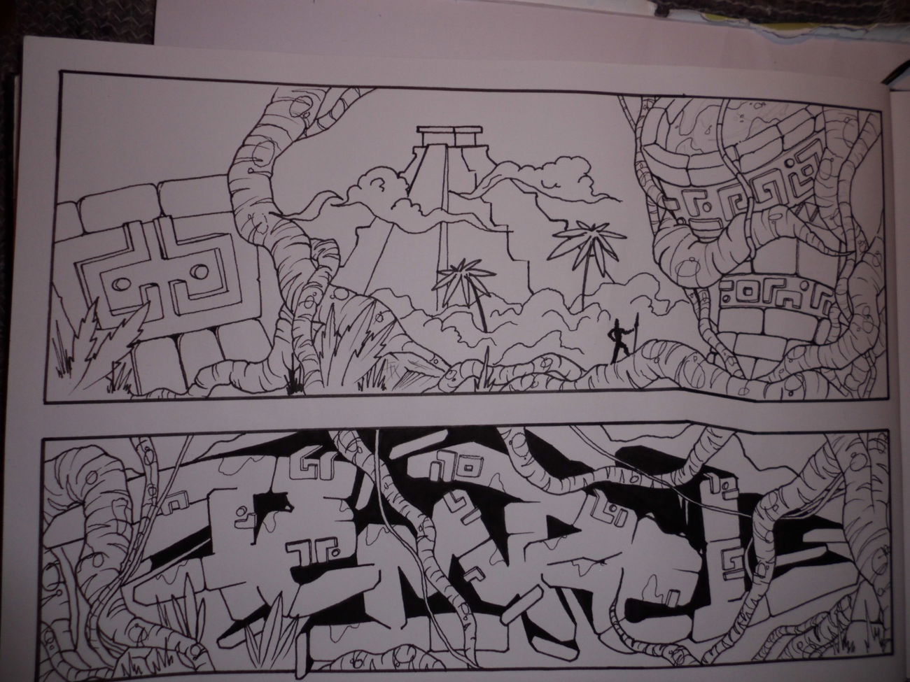 Graffiti Sketch - Photo by RIAS - RIAS, CBW, DFS