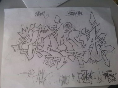Graffiti Sketch - Photo by RINGONE (2014)