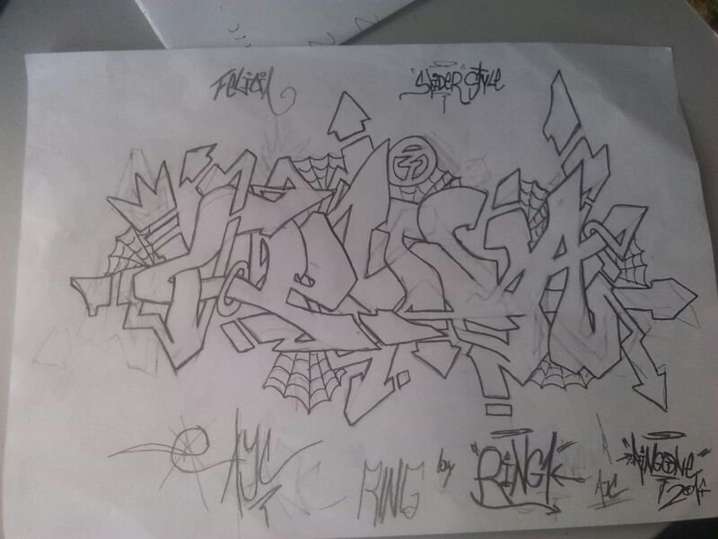 Graffiti Sketch - Photo by RINGONE (2014)