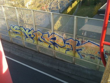 Graffiti Bombing - Photo by RINK - STOER, ULK, STÖR