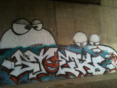 Graffiti Bombing - Photo by RINK - STOER, ULK, STÖR