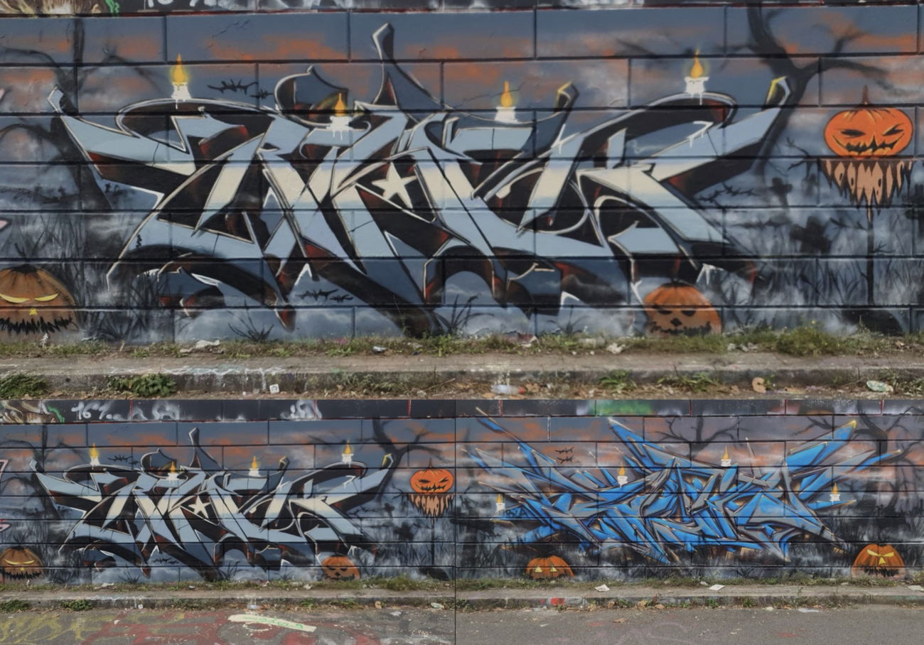 Graffiti Wall - Photo by RISEK - halloween (2022)