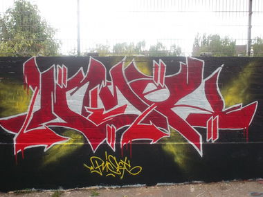Graffiti Wall - Photo by RISEK - Risek, Essen, Hall (2012)