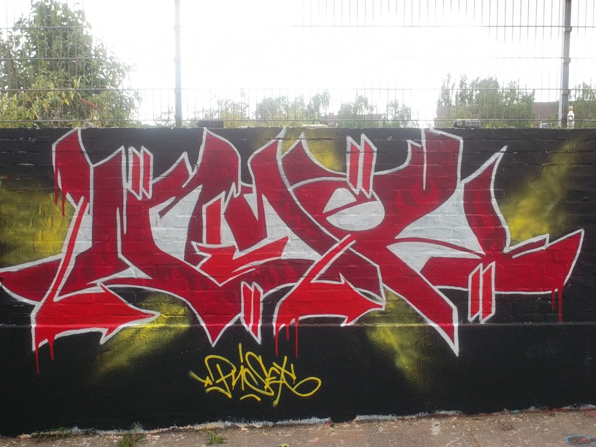Graffiti Wall - Photo by RISEK - Risek, Essen, Hall (2012)