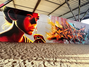 Graffiti Wall - Photo by RISEK - duisburg, risek, blutig (2025)