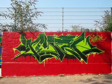 Graffiti Wall - Photo by RISEK - Essen, Risek, Hall (2012)