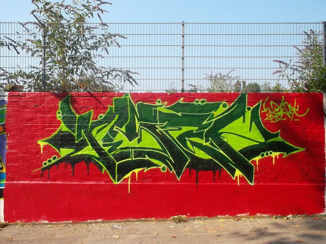 Graffiti Wall - Photo by RISEK - Essen, Risek, Hall (2012)