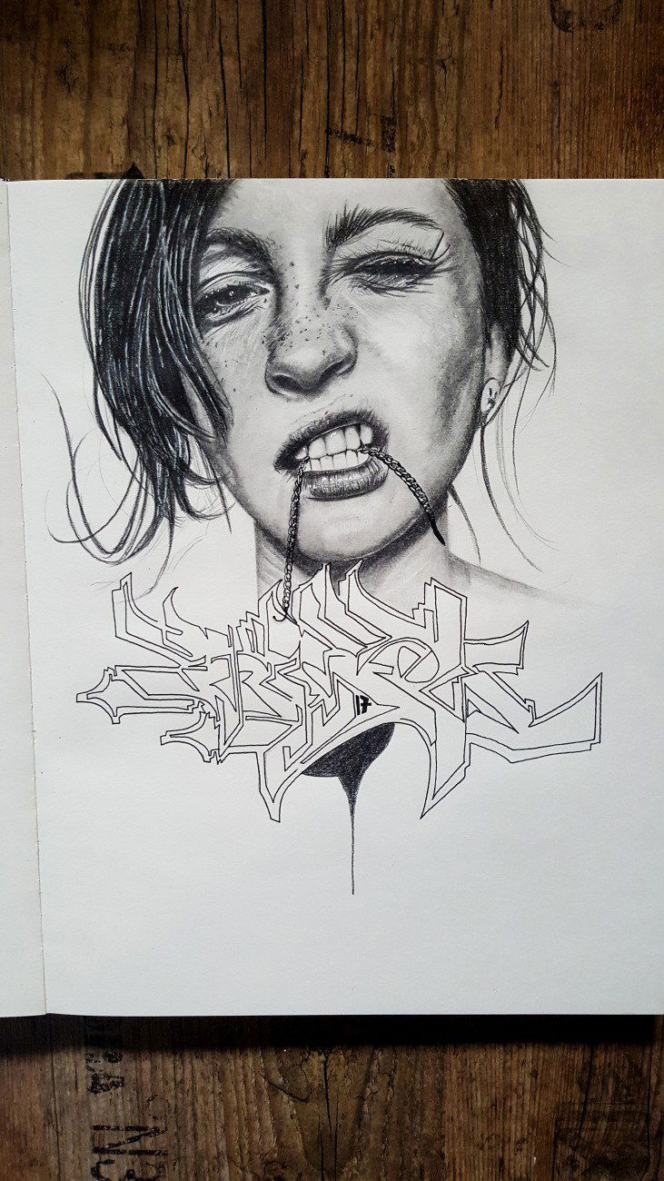 Graffiti Sketch - Photo by RISEK - Essen, Risek, Sketch (2017)