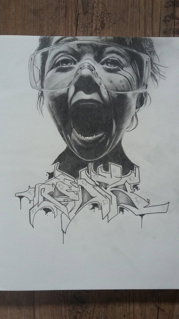 Graffiti Sketch - Photo by RISEK - Essen, Risek, Sketch (2016)