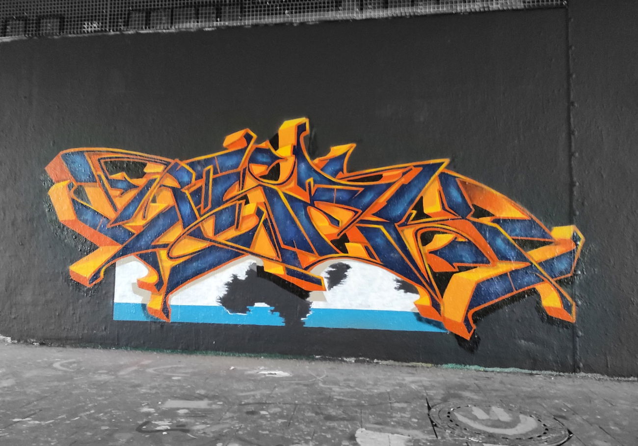 Graffiti Wall - Photo by RISEK - essen, essenhall, legal (2023)
