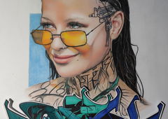 Graffiti Sketch - Photo by RISEK - Risek, Sketch, Portrait (2022)