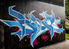 Graffiti Wall - Photo by RISEK - risek, essen, essenhall (2017)