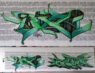 Graffiti Wall - Photo by RISEK - risek, blutig, essen (2022)