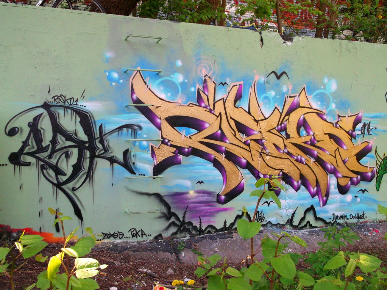 Graffiti Wall - Photo by RISKOone - risko, rsk, hamburg
