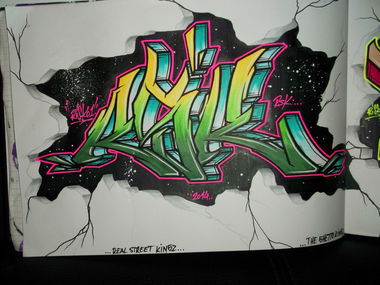 Graffiti Sketch - Photo by RISKOone - RISKO, RSK, TGK (2014)