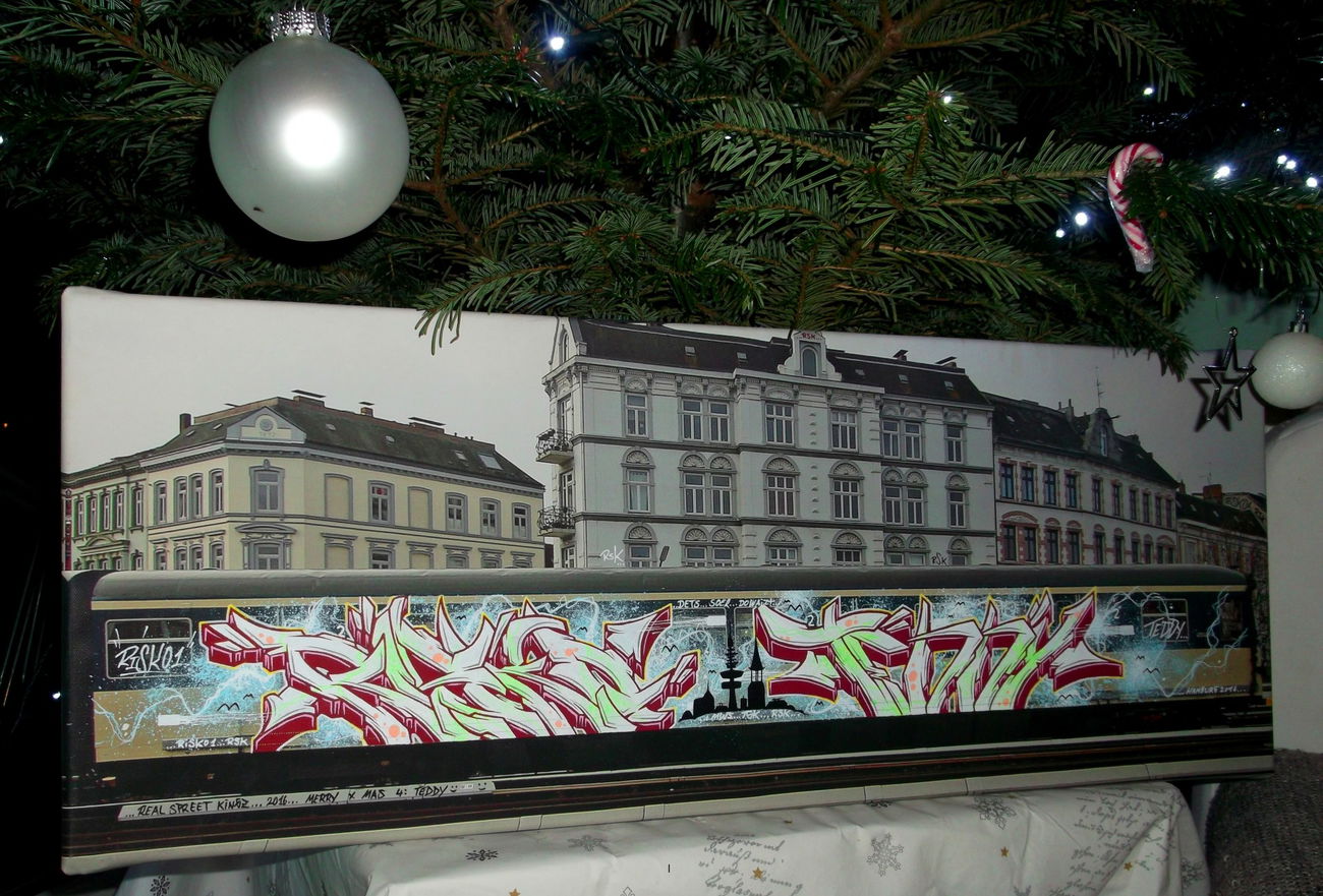 Graffiti Train - Photo by RISKOone - risko, rsk, hamburg (2016)