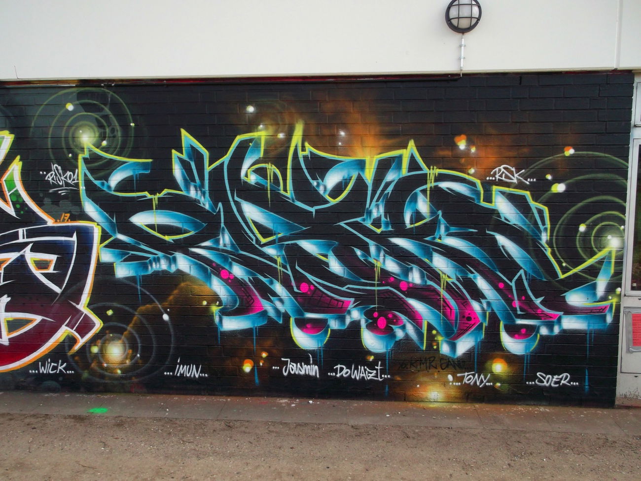 Graffiti Wall - Photo by RISKOone - risko, rsk, hamburg (2017)