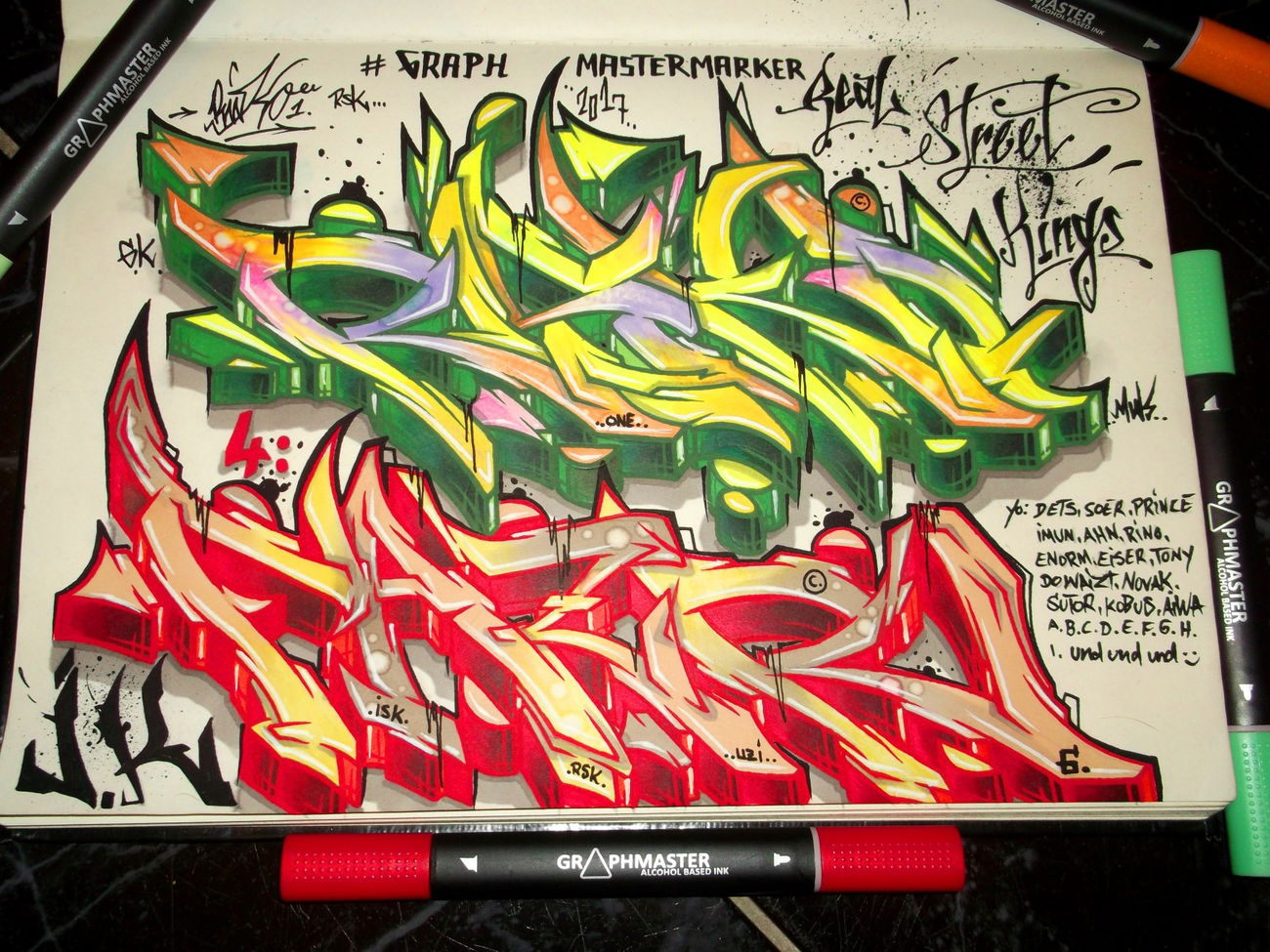 Graffiti Sketch - Photo by RISKOone - risko, fazr, rsk (2017)