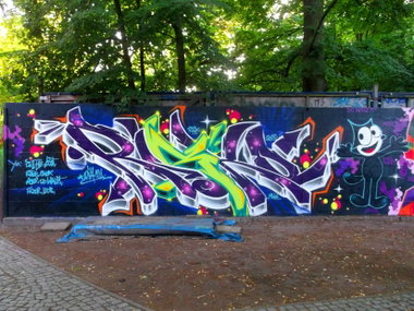 Graffiti Wall in hamburg - Photo by RISKOone - risko, dets, havoc (2013)