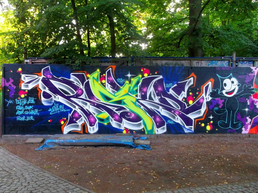 Graffiti Wall in hamburg - Photo by RISKOone - risko, dets, havoc (2013)