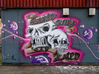 Graffiti Wall in hamburg - Photo by RISKOone - RISKO, MWS, RSK (2013)
