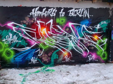 Graffiti Wall in Hamburg - Photo by RISKOone - risko, dets, havoc (2013)