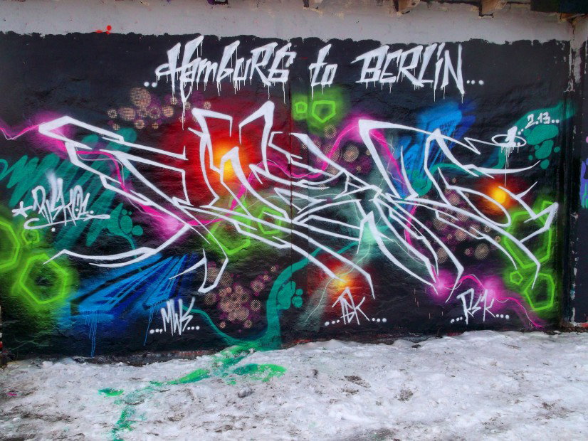 Graffiti Wall in Hamburg - Photo by RISKOone - risko, dets, havoc (2013)