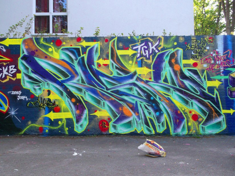 Graffiti Wall in Hamburg - Photo by RISKOone - risko, dets, havoc (2013)
