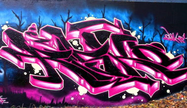 Graffiti Wall in hamburg - Photo by RISKOone - RISKO, RSK, DETS (2013)