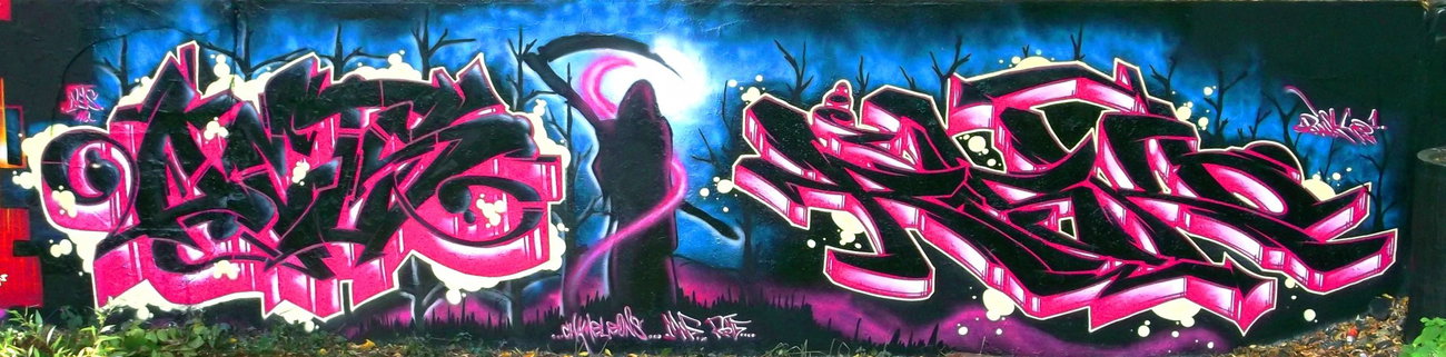 Graffiti Wall in hamburg - Photo by RISKOone - risko, dets, rsk (2012)