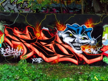 Graffiti Wall in hamburg - Photo by RISKOone - RISKO, dets, leos (2012)