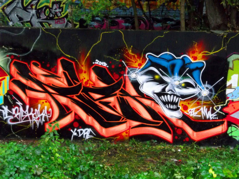 Graffiti Wall in hamburg - Photo by RISKOone - RISKO, dets, leos (2012)
