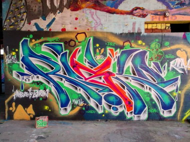 Graffiti Wall - Photo by RISKOone