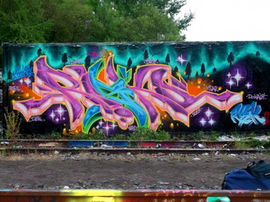 Graffiti Wall in hamburg - Photo by RISKOone - risko, rsk, tgk (2013)
